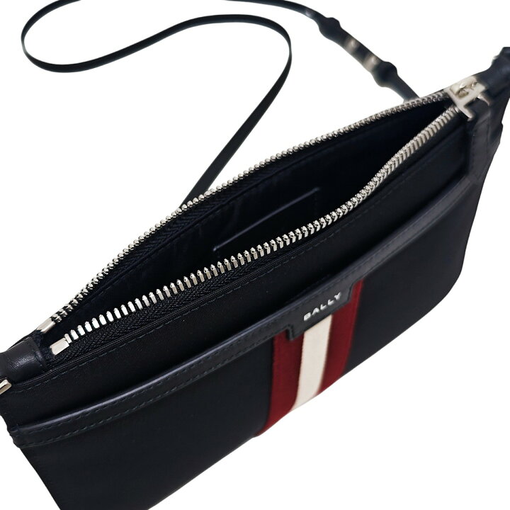 楽天市場】バリー BALLY ナイロン×レザー ポシェット ショルダーバッグ 