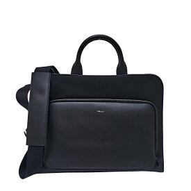バリー BALLY ヴォーゲル スリム ブリーフケース ナイロン レザー 2WAY ビジネスバッグ ショルダーバッグ A4対応 通勤 ブラック [メンズ] VOGEL SLIM BRIEF U901P 6310574