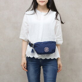 キプリング Kipling ニューフレッシュ NEW FRESH ウエストバッグ ウエストポーチ ボディバッグ ブルー [レディース] KI4359 SH5 Soft Dot【C7】