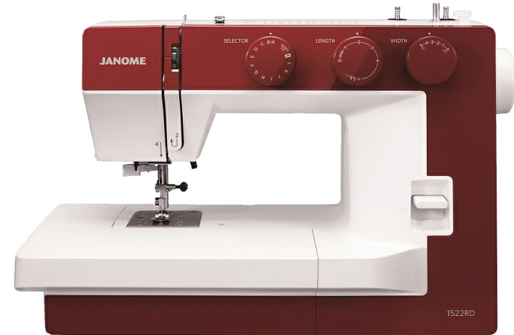 楽天市場】○ジャノメ 1522-RD 電動 ミシン（JANOME )【送料無料 