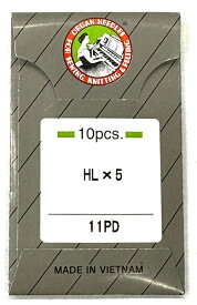 家庭用ミシン針（HL×5　11番PD）10本入り