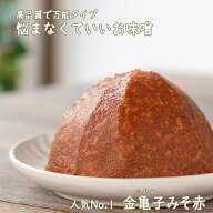 《金亀子みそ赤（こがね）》中甘　粒 天然熟成 新潟産もち米麹 北海道大豆 当店販売額No.1 一汁一菜 無添…