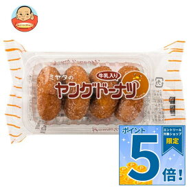 [ポイント5倍！10/17(土)9時59分まで全品対象エントリー&購入]宮田製菓 ヤングドーナツ 4個×20袋入×(2ケース)｜ 送料無料 お菓子 ドーナツ おやつ おかし