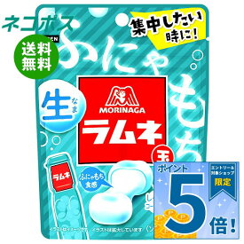 [ポイント5倍！10/9(金)1時59分まで全品対象エントリー&購入]ネコポス 森永製菓 生ラムネ玉 32g×10袋入｜ 全国送料無料 お菓子 ラムネ 袋