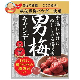 ノーベル製菓 男梅 80g×6袋入｜ 送料無料 お菓子 飴 キャンディー 袋 うめ