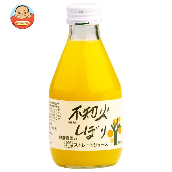伊藤農園 100%ピュアジュース みかん 180ml×30本 瓶 (野菜・果実飲料 