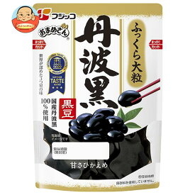 フジッコ おまめさん 丹波黒黒豆 135g×10袋入×(2ケース)｜ 送料無料