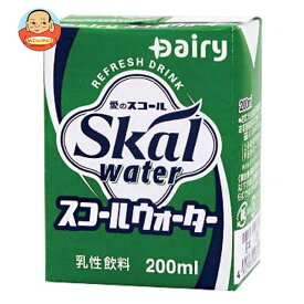 南日本酪農協同 スコールウォーター 200ml紙パック×24本入｜ 送料無料 スコール 乳性 紙パック デーリー