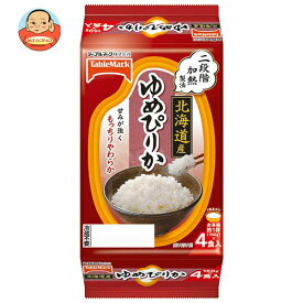 テーブルマーク 北海道産ゆめぴりか (分割) 4食 (150g×2食×2個)×8袋入｜ 送料無料 パックごはん レトルトご飯 ごはん