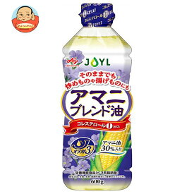 J-オイルミルズ AJINOMOTO アマニブレンド油 600g×10本入×(2ケース)｜ 送料無料 味の素 アマニ油 コレステロールゼロ 栄養機能食品