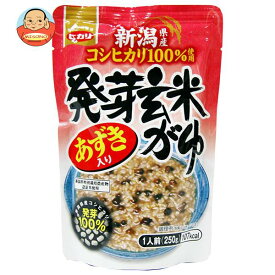 ヒカリ食品 あずき入り 発芽玄米がゆ 250gパウチ×24個入×(2ケース)｜ 送料無料