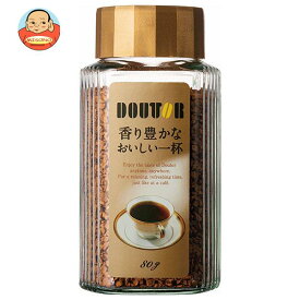 ドトールコーヒー 香り豊かなおいしい一杯 80g瓶×12本入×(2ケース)｜ 送料無料 嗜好品 インスタントコーヒー 珈琲 瓶