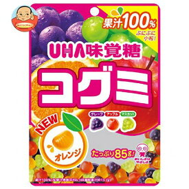 UHA味覚糖 コグミ 85g×10袋入×(2ケース)｜ 送料無料 お菓子 袋 グミ 果汁100％ 4種アソート