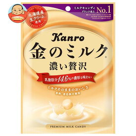 [ポイント5倍！4/17(水)9時59分まで全品対象エントリー&購入]カンロ 金のミルクキャンディ 80g×6袋入｜ 送料無料 お菓子 あめ キャンディー 袋