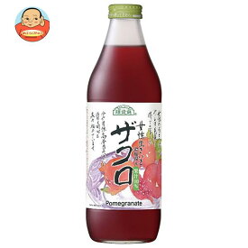 マルカイ 順造選 女性生きいきザクロジュース 1000ml瓶×12本入｜ 送料無料 ザクロジュース 果実飲料 ザクロ 瓶 100%ジュース