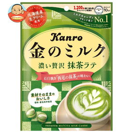 カンロ 金のミルクキャンディ 抹茶ラテ 70g×6袋入｜ 送料無料 お菓子 あめ キャンディー 袋