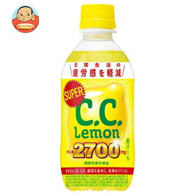 サントリー スーパーC.C.レモン【機能性表示食品】 350mlペットボトル×24本入×（2ケース）｜ 送料無料 ccレモン 炭酸飲料 PET