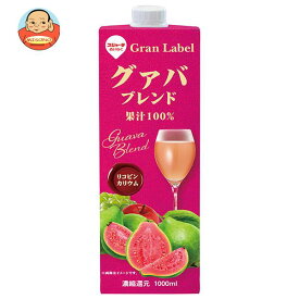 スジャータ グァバブレンド100（濃縮還元） 1000ml紙パック×6本入｜ 送料無料 果実飲料 ミックス グァバジュース 100% 100％ 1l 1L