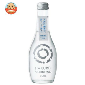 友桝飲料 HAKUREI SPARKLING WATER(ハクレイスパークリングウォーター) 240ml瓶×12本入｜ 送料無料 炭酸水 SODA スパークリング ソーダ 炭酸