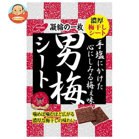 ノーベル製菓 男梅シート 27g×6袋入｜ 送料無料 お菓子 袋 梅干しシート