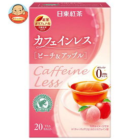 三井農林 日東紅茶 カフェインレスTB ピーチ&アップル 2g×20袋×48箱入｜ 送料無料 紅茶 カフェインレス ピーチ アップル