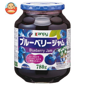 カンピー ブルーベリージャム 780g瓶×6個入｜ 送料無料 ジャム ブルーベリー 瓶 嗜好品