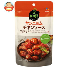 CJジャパン bibigo(ビビゴ)　ヤンニョム チキンソース 150g×10袋入｜ 送料無料 調味料 韓国 韓国調味料 チキン bibigo ビビゴ