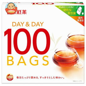 三井農林 日東紅茶 DAY&DAY(デイ＆デイ) (1.8g×100袋)×24個入｜ 送料無料 嗜好品 紅茶 ティーバッグ