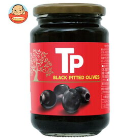 富永貿易 TP ブラックオリーブ 340g瓶×12本入｜ 送料無料 オリーブ 漬物 漬け物