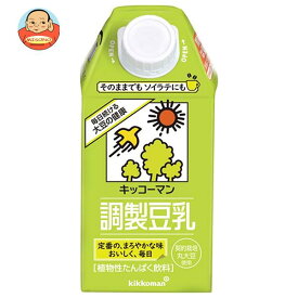 キッコーマン 調製豆乳 500ml紙パック×12本入×(2ケース)｜ 送料無料 豆乳 キッコーマン 調整 500ml 紙パック