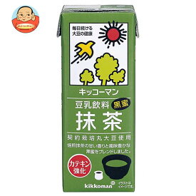 キッコーマン 豆乳飲料 抹茶 200ml紙パック×18本入｜ 送料無料 豆乳 キッコーマン 抹茶 200ml 紙パック