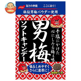 ノーベル製菓 男梅ソフトキャンデー 35g×6袋入×(2ケース)｜ 送料無料 お菓子 ソフトキャンディ 濃厚梅干し味