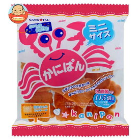 三立製菓 ミニかにぱん 80g×12袋入｜ 送料無料 一般食品 パン 菓子パン