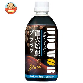 アサヒ飲料 ドトール ブラック 480mlペットボトル×24本入×(2ケース)｜ 送料無料 コーヒー 珈琲 ブラックコーヒー