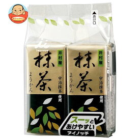 井村屋 ミニようかん 抹茶 (58g×4本)×12(6×2)袋入×(2ケース)｜ 送料無料 羊羹 和菓子 お菓子 おやつ