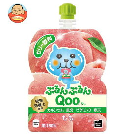 コカコーラ ミニッツメイド ぷるんぷるんQoo(クー) もも 125gパウチ×6本入｜ 送料無料 ゼリー飲料 ゼリー ゼリードリンク ピーチ 桃