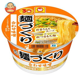 東洋水産 マルちゃん 麺づくり 合わせ味噌 104g×12個入｜ 送料無料 インスタント カップ麺 味噌ラーメン みそラーメン