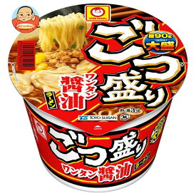 東洋水産 マルちゃん ごつ盛り ワンタン醤油ラーメン 117g×12個入｜ 送料無料 一般食品 インスタント食品 カップめん しょうゆ