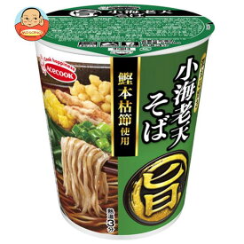 エースコック まる旨 小海老天そば 57g×12個入｜ 送料無料 カップ麺 インスタント食品 即席 そば