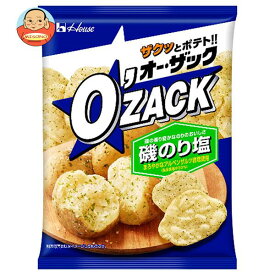 ハウス食品 オー・ザック 磯のり塩味 55g×24袋入｜ 送料無料 お菓子 スナック菓子 ポテトチップス 袋 O'zack