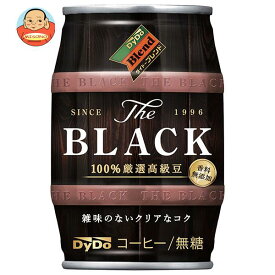 ダイドー ダイドーブレンド THE BLACK 185g缶×24本入｜ 送料無料 缶コーヒー コーヒー 珈琲