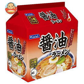 大黒食品工業 AKAGI(アカギ) 醤油ラーメン 5食パック×6袋入｜ 送料無料 インスタントめん 袋麺 しょうゆラーメン