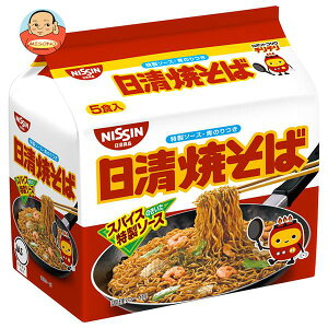 日清食品 日清焼そば 5食パック×6個入| 送料無料 焼そば 日清 インスタント 袋麺 即席
