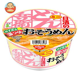 日清食品 日清のどん兵衛 温つゆおそうめんミニ 35g×24(12×2)個入｜ 送料無料 インスタント 即席 カップ麺 素麺 どん兵衛 ミニ ゆず