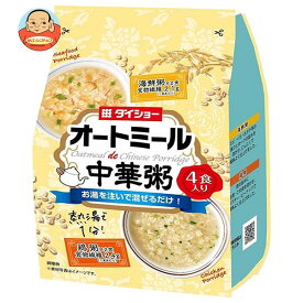 ダイショー オートミールde中華粥 鶏粥＆海鮮粥 79.8g×10袋入｜ 送料無料 一般食品 インスタント おかゆ