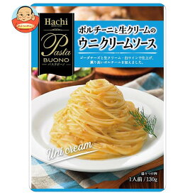 ハチ食品 パスタボーノ ポルチーニと生クリームのウニクリームソース 130g×24個入｜ 送料無料 一般食品 パスタソース レトルト