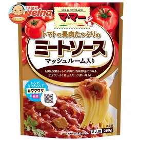 日清ウェルナ マ・マー トマトの果肉たっぷりのミートソース マッシュルーム入り 260g×6袋入×(2ケース)｜ 送料無料 一般食品 マ・マー レトルト パスタソース