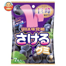 UHA味覚糖 さけるグミ 巨峰 7枚×10袋入｜ 送料無料 お菓子 袋 グミ 葡萄 ブドウ グレープ