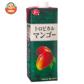 ジューシー トロピカルマンゴー 1L紙パック×6本入｜ 送料無料 果実飲料 果汁 アップルマンゴー 1000ml