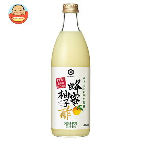 キッコーマン 蜂蜜柚子酢 500ml瓶×6本入×(2ケース)｜ 送料無料 柚子 ゆず ユズ 酢飲料 クエン酸 果汁